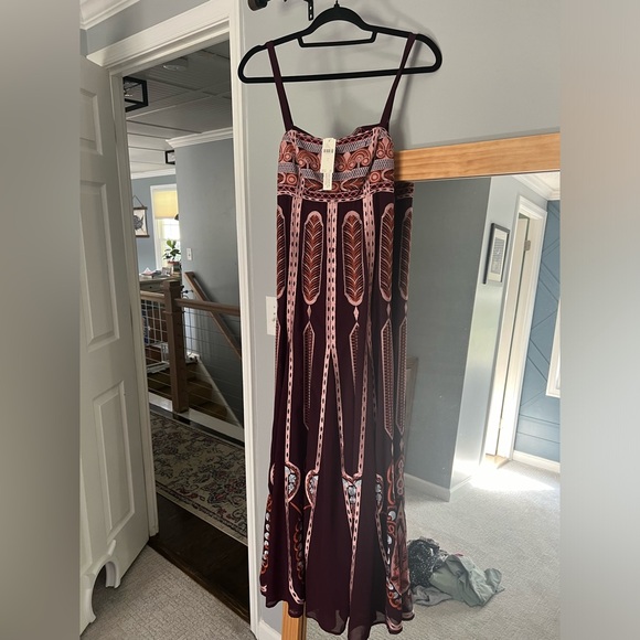 SIZE 2 NWT Anthropologie Maxi Dress - Picture 1 of 3